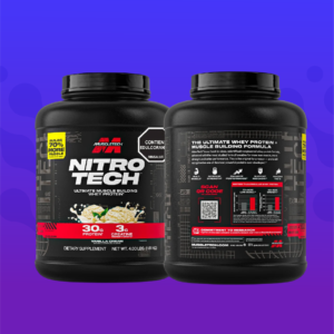 NITRO TECH 4 LB - PROTEINA CON CREATINA